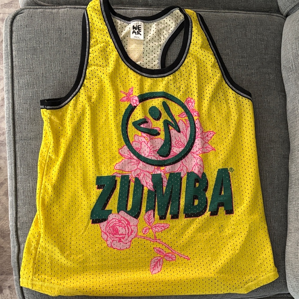 Zumba Yellow Tank Top